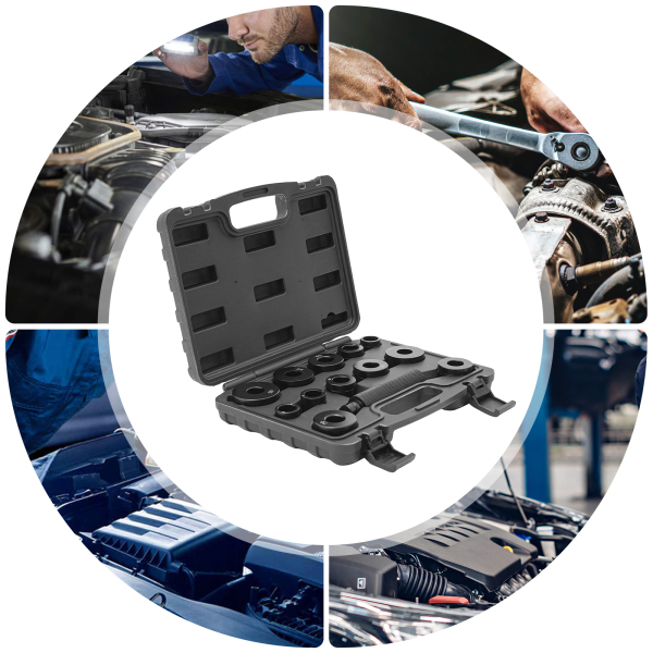 Transmissions Bushing Driver Set Highly Compatible Bushing Driver Tools Kit 13PCS Bushing Driver Tools for Auto Repair Shops Auto Sales Transmissions Bushing Driver Set Highly Compatible Bushing Driver Tools Kit 13PCS Bushing Driver Tools for Auto Repair Shops Auto Sales