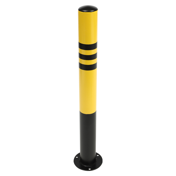 Bollard Post Sturdy and Durable Safety Bollard Anti-collision Parking Barrier Bollard Post Construction Safety Bollard 1pk