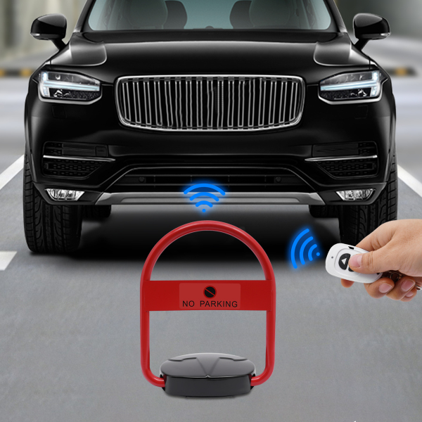 Remote-controlled Parking Space Lock Electronic Parking Lock Electronic Parking Lock with Remote Buit-in Screw Hole for Commercial Or Private Use