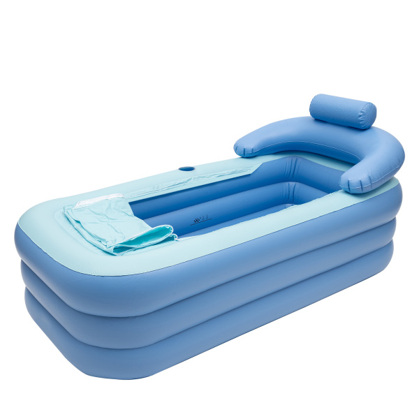Adult PVC Folding Portable Spa Warm Bathtub Blow Up Kit Inflatable Bathtub