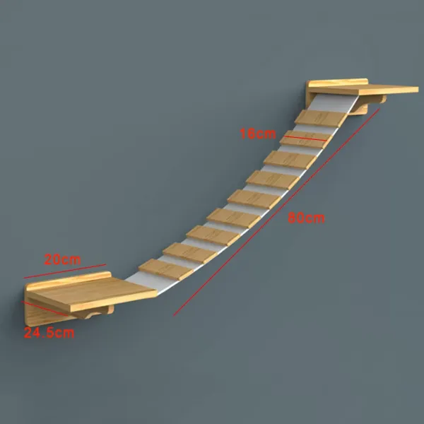 Cat Bed Hammock Cat Nest & Step Ladder & Jumping Platform Cat Climbing Frame