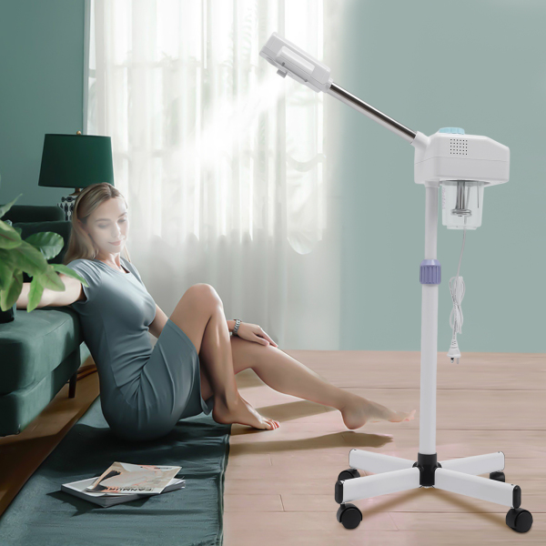 Professional Facial Steamer Face Sprayer Salon Beauty Tool Skin Care Machine Great Durability Facial Steamer with Large Transparent Water Tank Professional Facial Steamer Face Sprayer Salon Beauty Tool Skin Care Machine Great Durability Facial Steamer with Large Transparent Water Tank