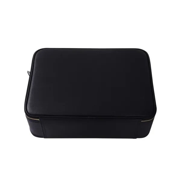 Makeup Train Case with Large Lighted Mirror 3 Color Scenarios Adjustable Brightness Large Cosmetic Organizer Storage Adjustable Dividers Black Makeup Train Case with Large Lighted Mirror 3 Color Scenarios Adjustable Brightness Large Cosmetic Organizer Storage Adjustable Dividers Black