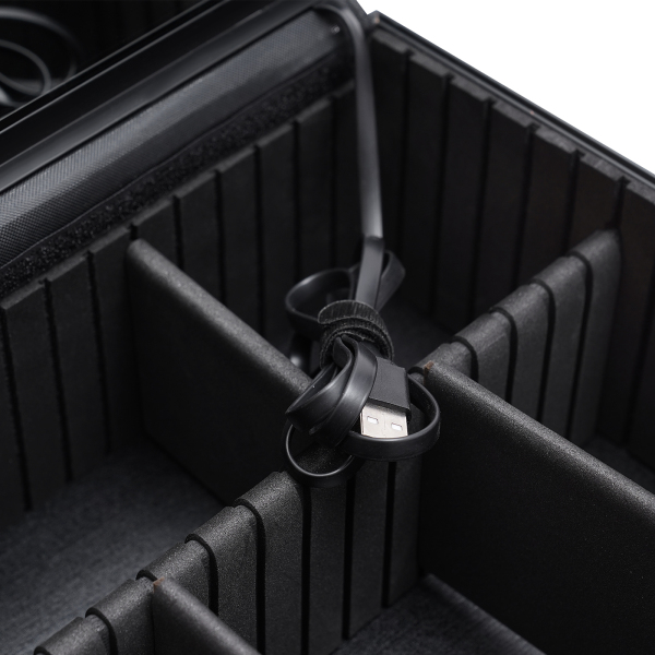 Makeup Train Case - Cosmetic Organizer Box Makeup Case with Lights and Mirror