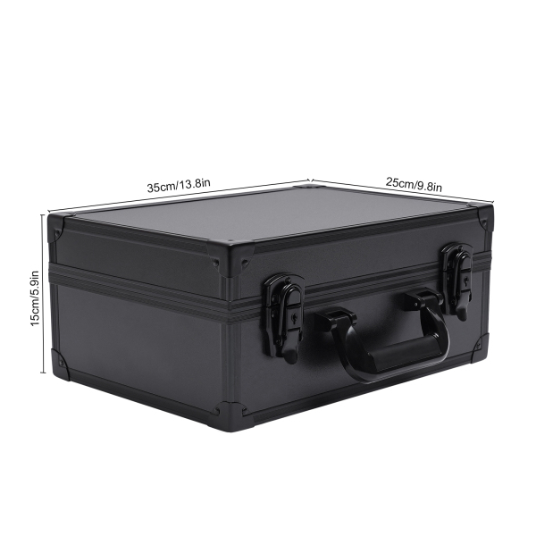 Makeup Train Case - Cosmetic Organizer Box Makeup Case with Lights and Mirror