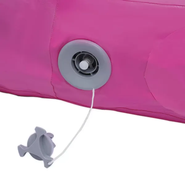 Inflatable Air Track Air Mat Yoga Gymnastics Balance Training Flooring+Electric Pump Pink
