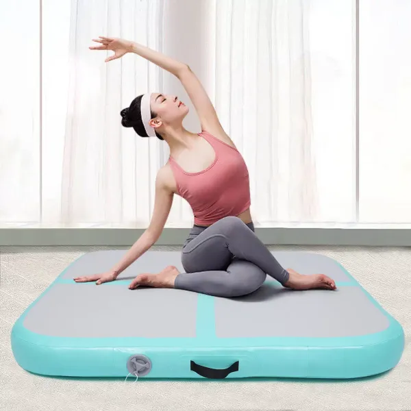 Inflatable Air Gymnastics Mat Gymnastics Tumbling Cheerleading Mat Home Gym Yoga Mat