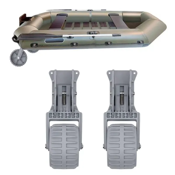 2PCs Dinghy Mover Wheels Retractable Towing Marine Boat Dinghy Tinnie Wheels 2PCs Dinghy Mover Wheels Retractable Towing Marine Boat Dinghy Tinnie Wheels