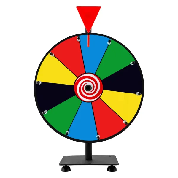 10-Slot Spinning Prize Wheel 12" Spinning Prize Wheel w/Dry Erase Marker+Eraser 10-Slot Spinning Prize Wheel 12" Spinning Prize Wheel w/Dry Erase Marker+Eraser