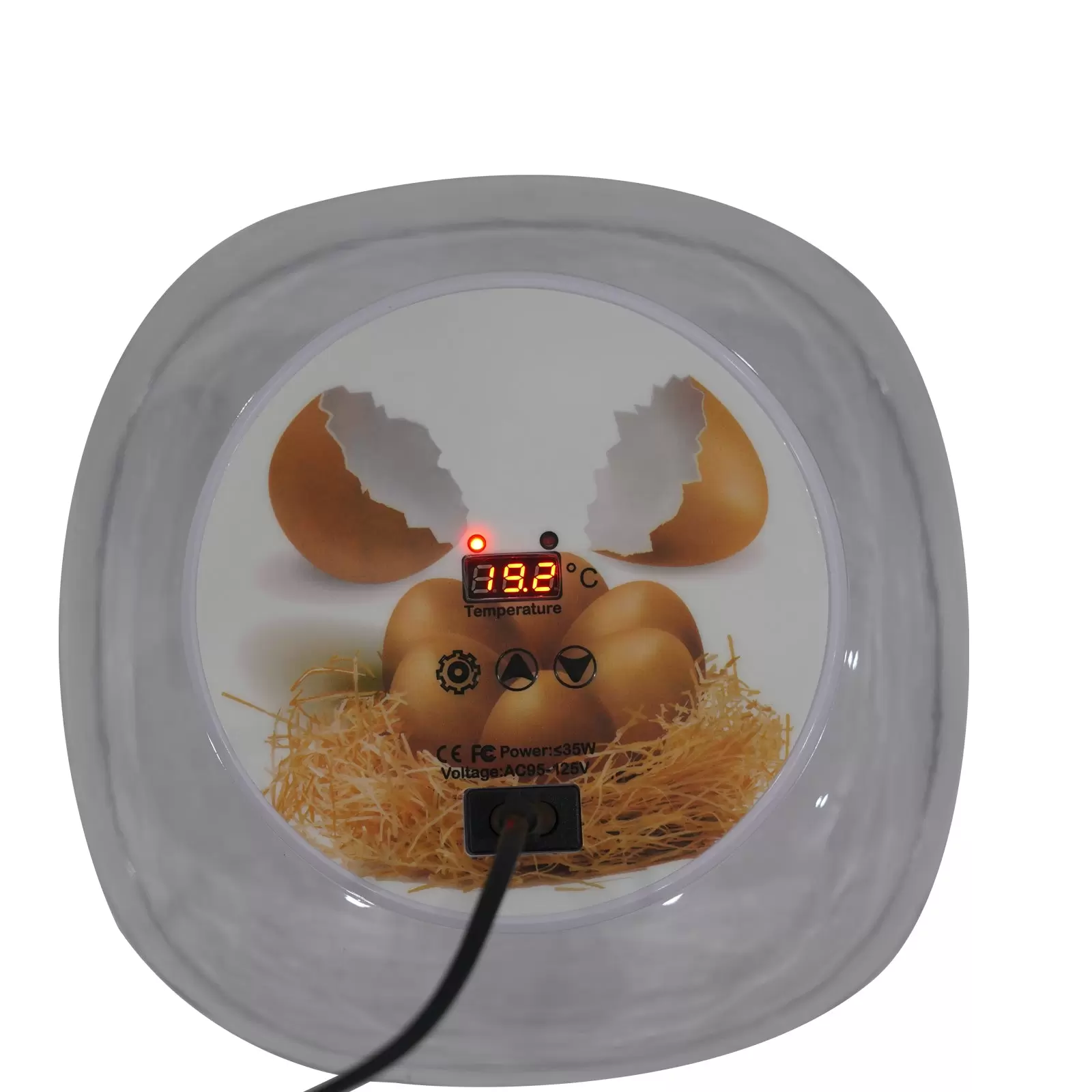 Egg Incubator Temperature Control Hatching Machine Automatic Incubator for Chicken Eggs Poultry Hatcher for Chickens Ducks Birds (12 Eggs)
