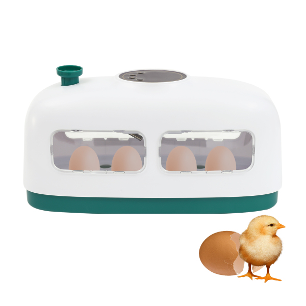 Automatic 8 Egg Incubator Digital Led Turning Chicken Eggs Poultry Hatching Eggs