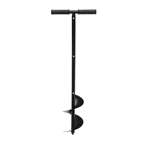 6" Manual Hand Earth Auger Fence Post Drill Soil Digger Borer Spiral Drill Bit