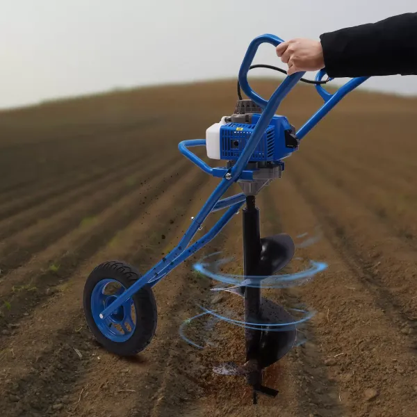 Hole Punch Ground Drill Pit Digger Gasoline Hand Push Agriculture Forestry Hole Punch Ground Drill Pit Digger Gasoline Hand Push Agriculture Forestry