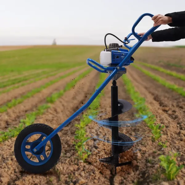 Hole Punch Ground Drill Pit Digger Gasoline Hand Push Agriculture Forestry Hole Punch Ground Drill Pit Digger Gasoline Hand Push Agriculture Forestry
