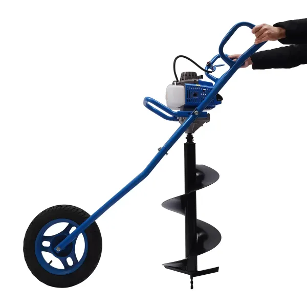 Hole Punch Ground Drill Pit Digger Gasoline Hand Push Agriculture Forestry