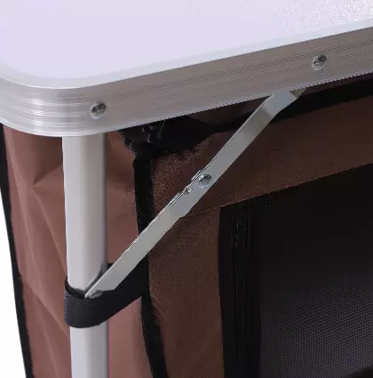 Camping Cupboard Foldable Kitchen Station Cook Table +Carrying Bag