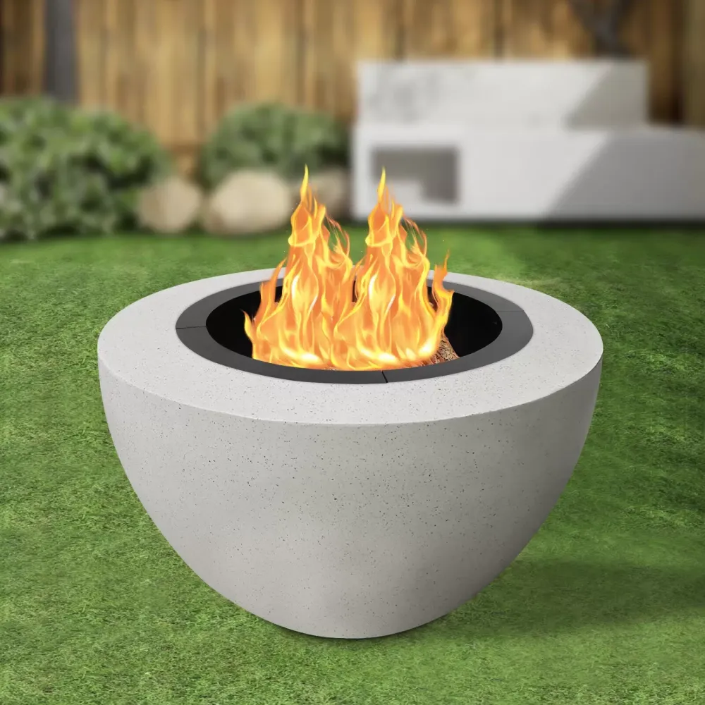 Fire Pit Ring 42 Inch Fire Pit Pan Fireplace Ring Solid Steel Heavy Duty Fire Pit Ring/Liner for Fireplace Campfire Pit Ground