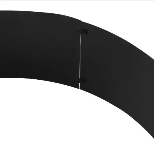 Fire Pit Ring 42 Inch Fire Pit Pan Fireplace Ring Solid Steel Heavy Duty Fire Pit Ring/Liner for Fireplace Campfire Pit Ground
