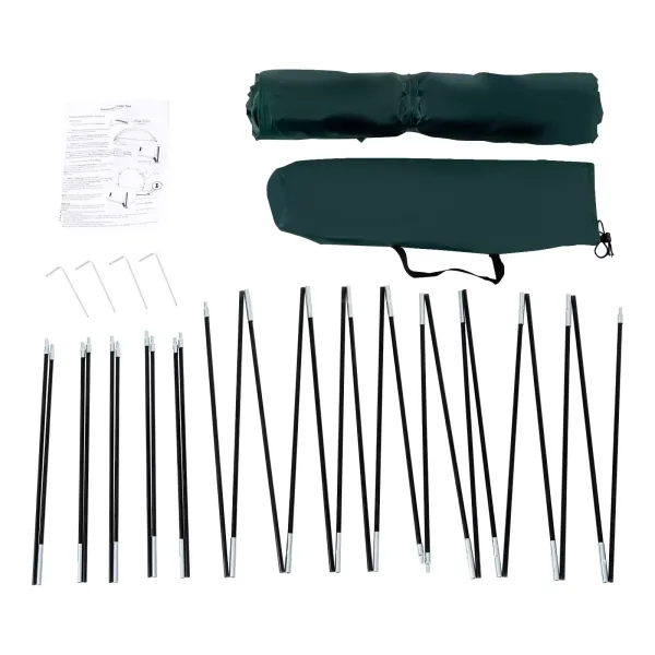 Green Bicycle Storage Tent, 420D Waterproof Bike Storage Cover Store Bikes Outdoor with Carry Bag
