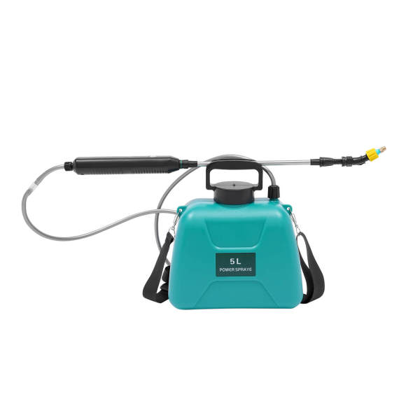 1.35 Gallon/5L Battery Powered Sprayer, Electric Sprayer with USB Rechargeable Handle, Potable Garden Sprayer with Telescopic Wand
