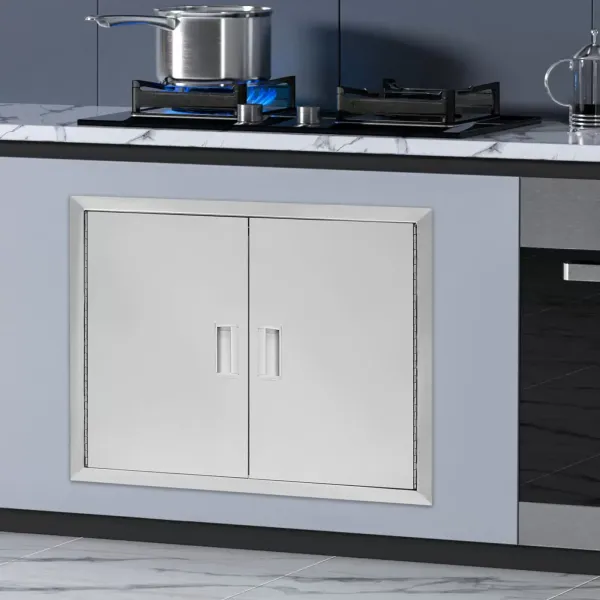 31x24inch Stainless Steel Kitchen Door BBQ Access Door Outdoor Grill Station 31x24inch Stainless Steel Kitchen Door BBQ Access Door Outdoor Grill Station