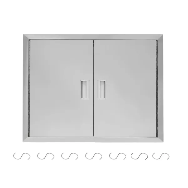 31x24inch Stainless Steel Kitchen Door BBQ Access Door Outdoor Grill Station
