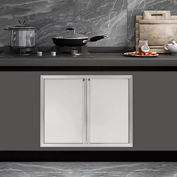 Stainless Steel Kitchen Door 31x24inch BBQ Access Door Outdoor Grill Station