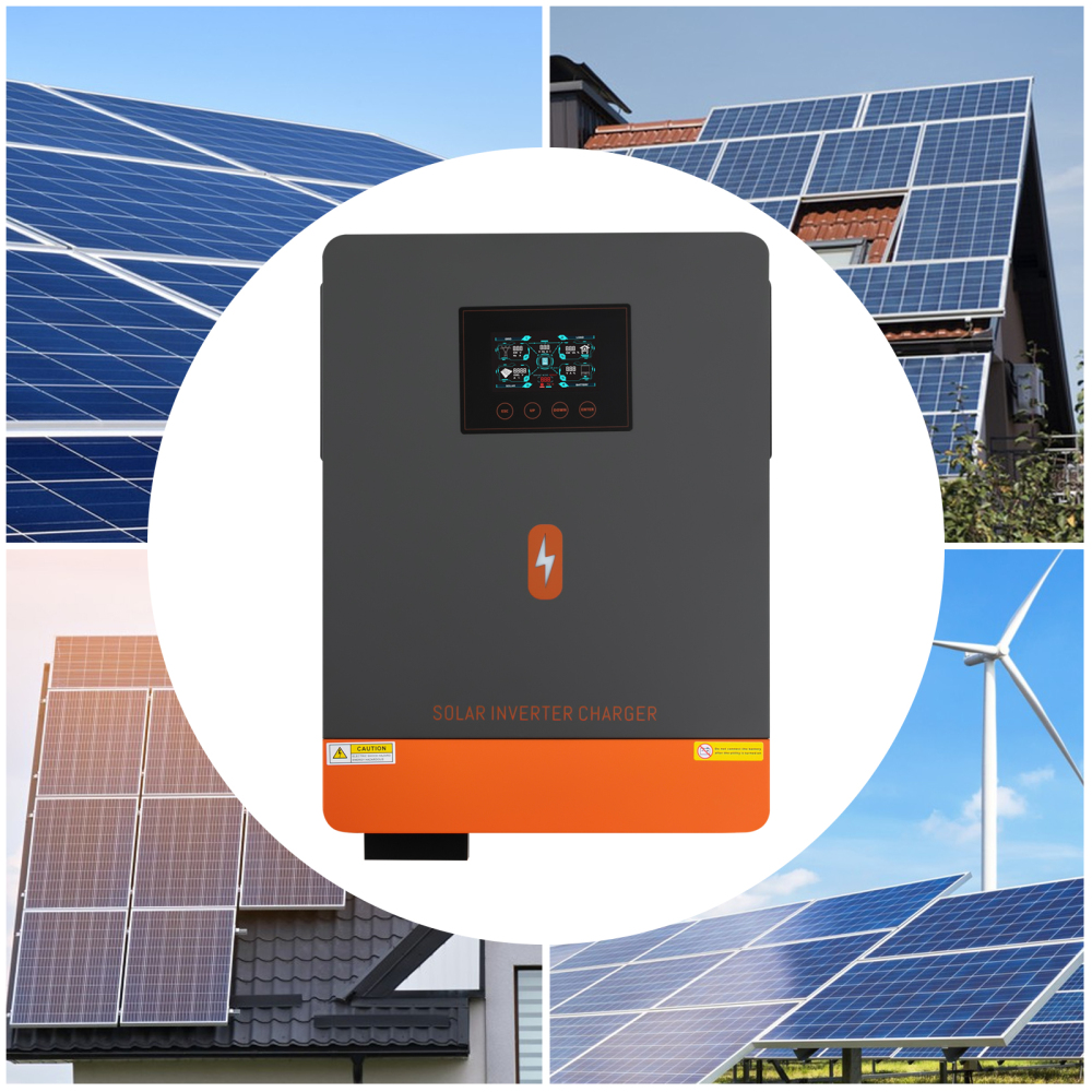 10.2 KW Solar Hybrid Inverter Dual MPPT Solar Charge Controller Solar ...