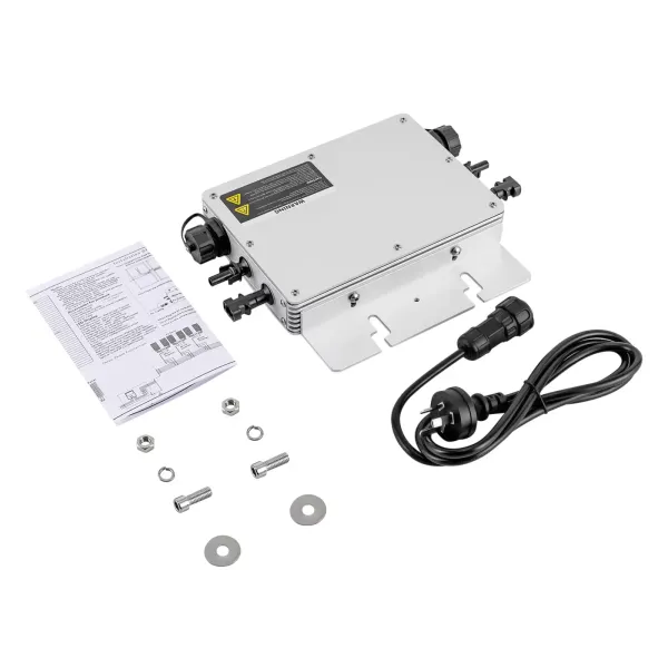 Solar Grid Tie Waterproof DC 22-50V to AC 120V 230V Micro Inverter WVC700W
