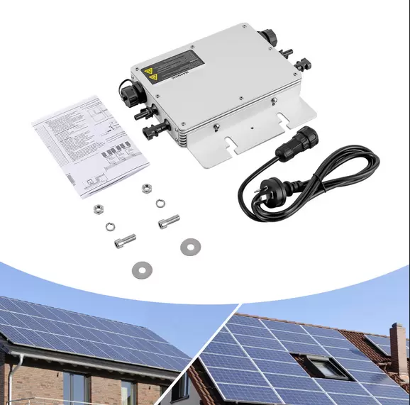 Solar Grid Tie Waterproof DC 22-50V to AC 120V 230V Micro Inverter WVC700W