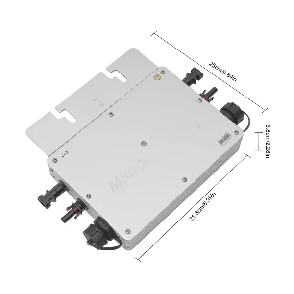 600W Solar Micro Inverter Grid Tie MPPT Pure Sine Wave DC to AC IP65 Waterproof 600W Solar Micro Inverter Grid Tie MPPT Pure Sine Wave DC to AC IP65 Waterproof