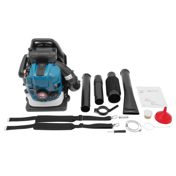 Backpack Leaf Blower, Powerful Blowing and Low Fuel Consumption Gas Powered Leaf Blower, Cordless 75.6cc Blower for Yard, Garden