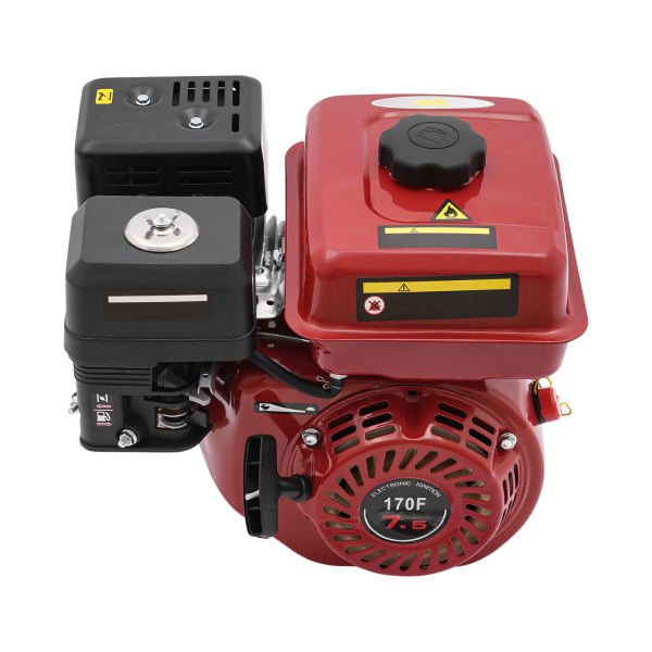 4200W Gas Engine Gas Powered 4 Stroke Gasoline Engine with 0.95gal Large Fuel Tank Ergonomic Puller Gas Powered Engine for Water Pumps