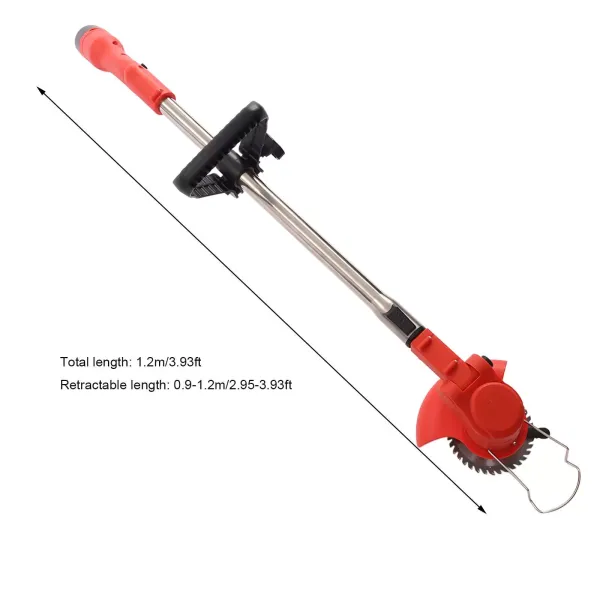 Cordless Grass Trimmer Lawn Electric Whipper Snipper Strimmer Battery & Corded