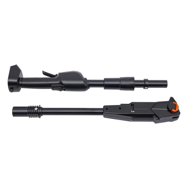 Pole Saw with 1500mAh Battery and Standard Charger, Cordless Rechargeable Double Section Assemble Shaft Branch Cutter and Low Noise