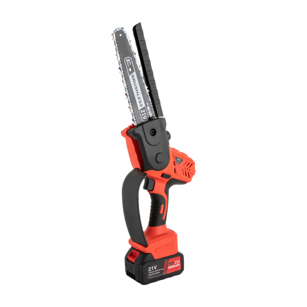 8 Inch Mini Chainsaw Cordless, Battery Chainsaw with Security Lock,Handheld