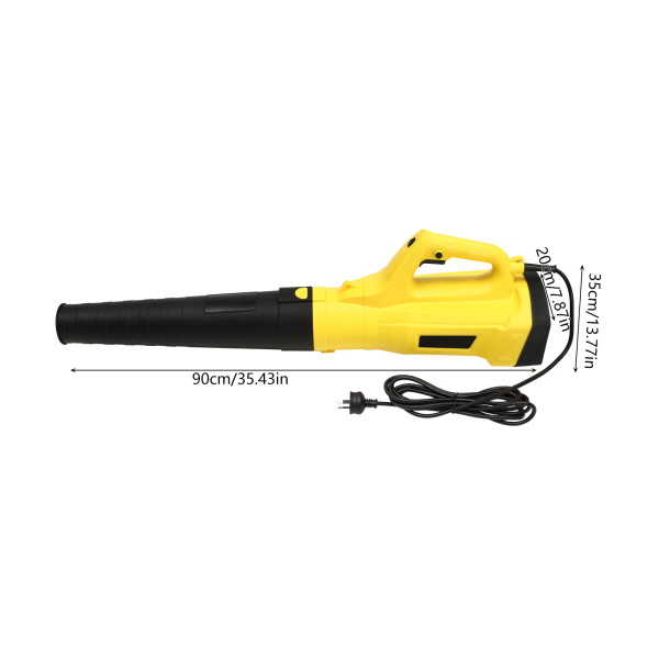 220V Leaf Blower Electri Operated Blower Handheld  Electric Leaf Blower 6-Speed Settings and Light Duty for Lawn Care