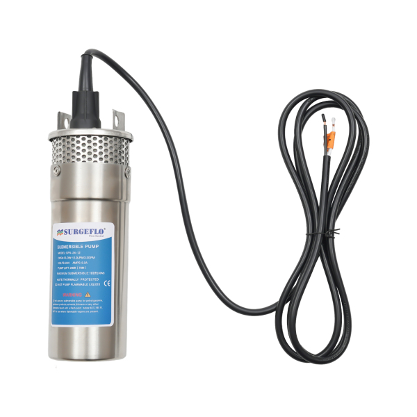 24V DC Deep Well Pump Submersible Pump Water Pump Waterproof And Rustproof Low Noise With Two Lanyard Rings NSK Double Bearings For Ships Fishing Boats