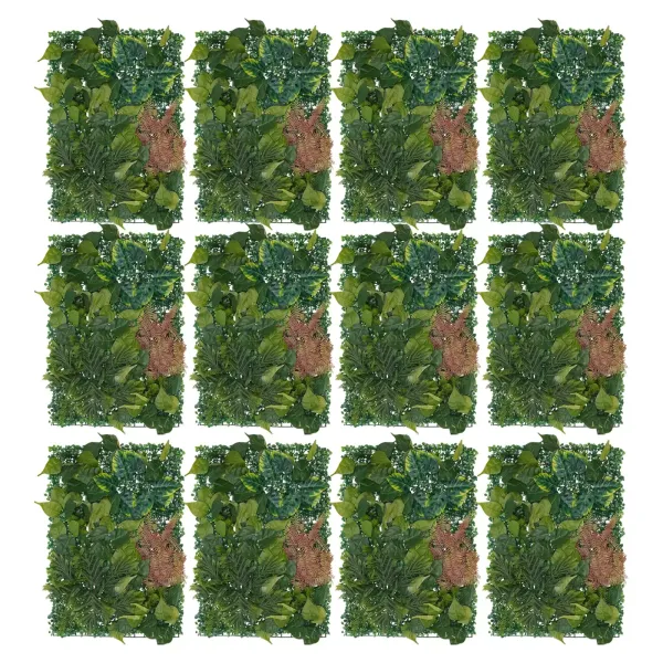 12pcs 24"x16" Artificial Boxwood Mat Wall Hedge Decor Privacy Fence Panel Grass Safe and Secure Artificial hedge Panel 12pcs 24"x16" Artificial Boxwood Mat Wall Hedge Decor Privacy Fence Panel Grass Safe and Secure Artificial hedge Panel