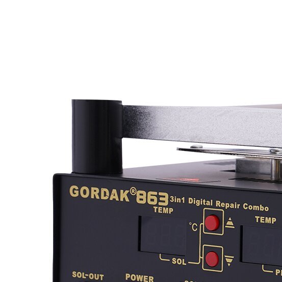 Soldering Preheat Hot Air Machine Repair Rework Station 3 In 1 Hot Air Gun + Soldering Iron + IR Preheating Station
